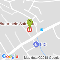 carte de la Pharmacie Saint Eloi