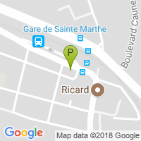 carte de la Pharmacie Sainte Marthe