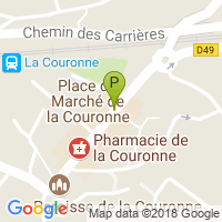 carte de la Pharmacie de la Couronne