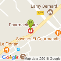 carte de la Pharmacie Bire Prevot