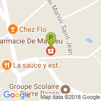 carte de la Pharmacie de Mathieu