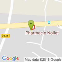 carte de la Pharmacie Nollet