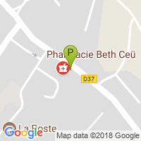 carte de la Pharmacie Beth Ceu