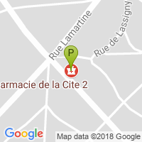 carte de la Pharmacie de la Cite 2