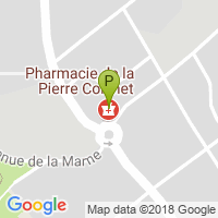 carte de la Pharmacie de la Pierre Collinet