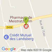 carte de la Pharmacie de Meistratzheim