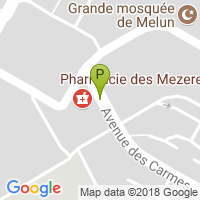 carte de la Pharmacie des Mezereaux