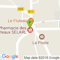 carte de la Pharmacie des Coteaux