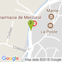 carte de la Pharmacie de Mercurol