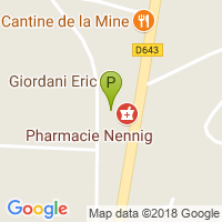 carte de la Pharmacie Nennig