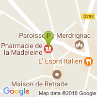 carte de la Pharmacie de la Madeleine