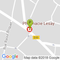 carte de la Pharmacie Lesay