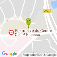 carte de la Pharmacie du Ctre Cial Pablo Picasso
