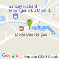 carte de la Pharmacie du Bief Rouge