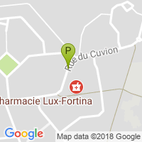 carte de la Pharmacie Lux & Fortina