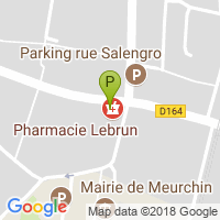 carte de la Pharmacie Lebrun