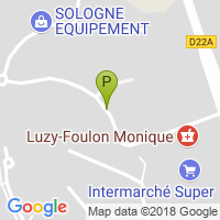 carte de la Pharmacie Luzy Foulon