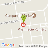 carte de la Pharmacie Romero Christine