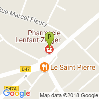 carte de la Pharmacie Lenfant-Zerger