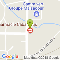 carte de la Pharmacie Cabantous