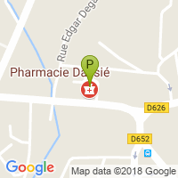 carte de la Pharmacie du Bourg