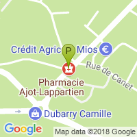 carte de la Pharmacie Ajot