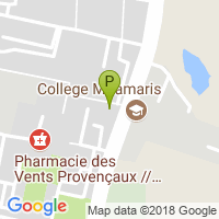 carte de la Pharmacie des Vents Provencaux