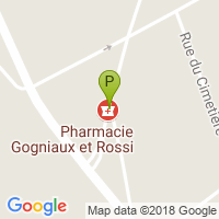 carte de la Pharmacie Gogniaux Rossi