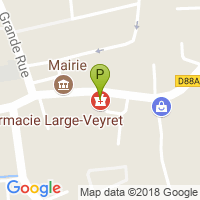 carte de la Pharmacie Large Veyret