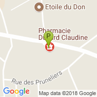 carte de la Pharmacie Duvard