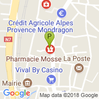 carte de la Pharmacie Mosse