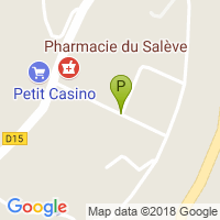 carte de la Pharmacie du Saleve