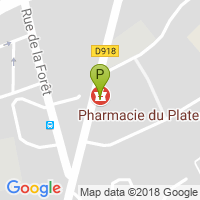 carte de la Pharmacie du Plateau
