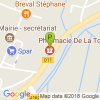 carte de la Pharmacie de la Tour