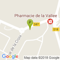 carte de la Pharmacie de la Vallee