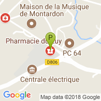 carte de la Pharmacie du Luy