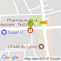 carte de la Pharmacie de la Chaussee