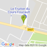 carte de la Pharmacie du cours Foucault