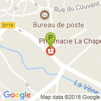 carte de la Pharmacie de la Chapelle