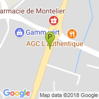 carte de la Pharmacie de Montelier