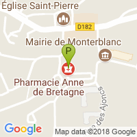 carte de la Pharmacie Anne de Bretagne