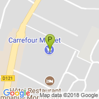 carte de la Pharmacie Principale des Rabaux