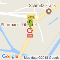 carte de la Pharmacie Libourel