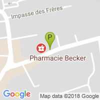 carte de la Pharmacie Becker