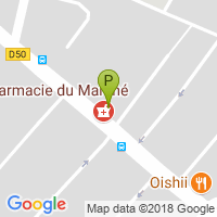 carte de la Pharmacie du Marche