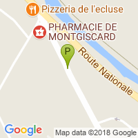 carte de la Pharmacie de Montgiscard