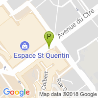 carte de la Pharmacie Espace Saint Quentin