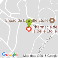 carte de la Pharmacie de la Belle Etoile