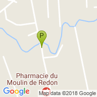 carte de la Pharmacie du Moulin de Redon