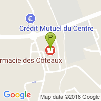 carte de la Pharmacie des Coteaux